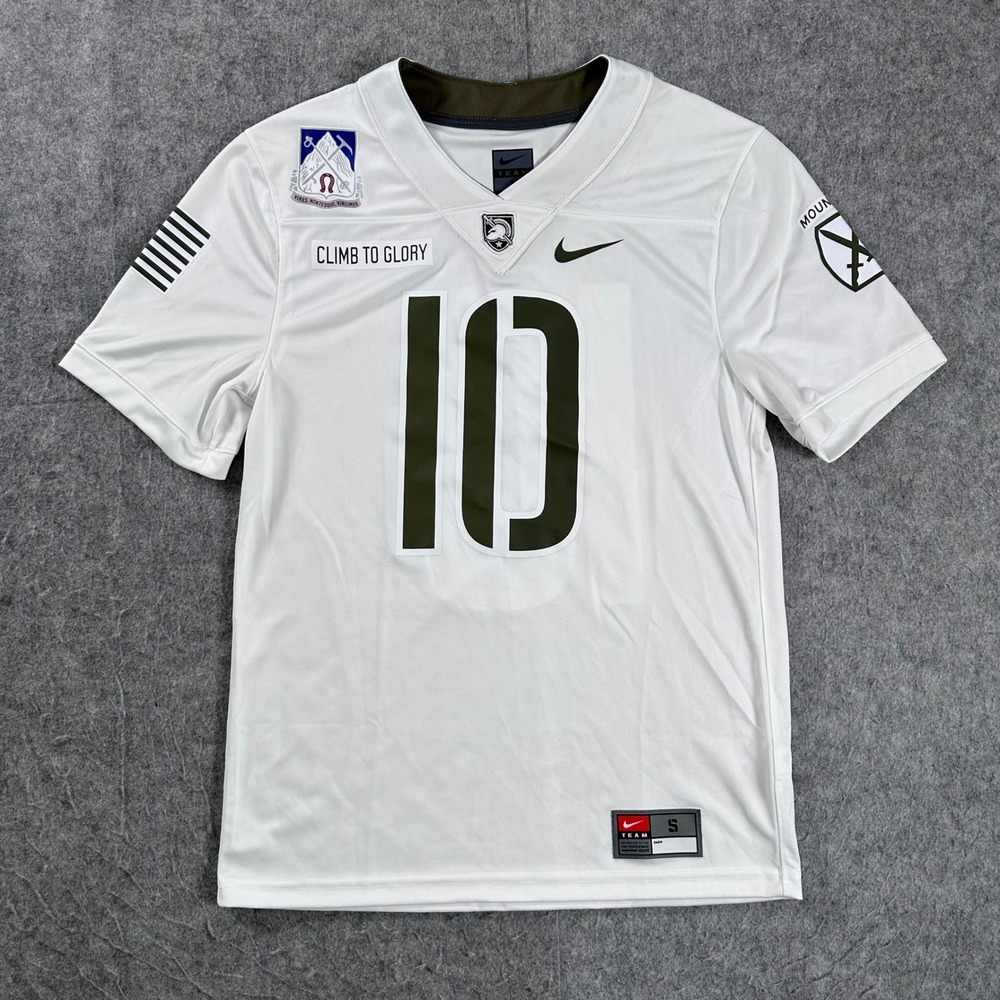 Nike Army West Point 2017 Army Navy Jersey #10 WWII 10th Mountain Division